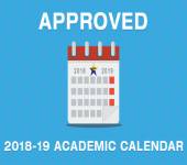 2018-2019 Academic Year Calendar